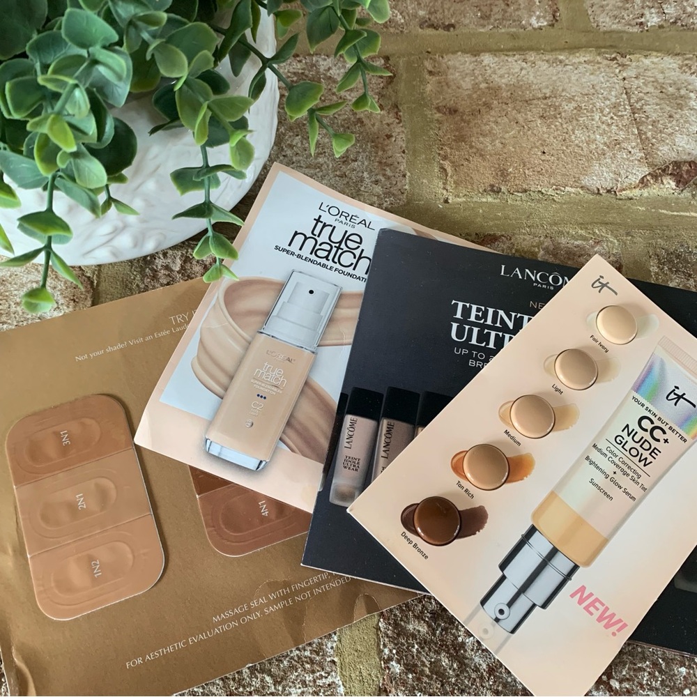 ✨$3✨ Foundation Samples | BUNDLE | IT Cosmetics, Lancôme, L’Oréal, Estée Lauder